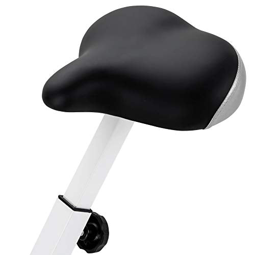 Foldable Upright Exercise Bike with Adjustable Resistance Y823979