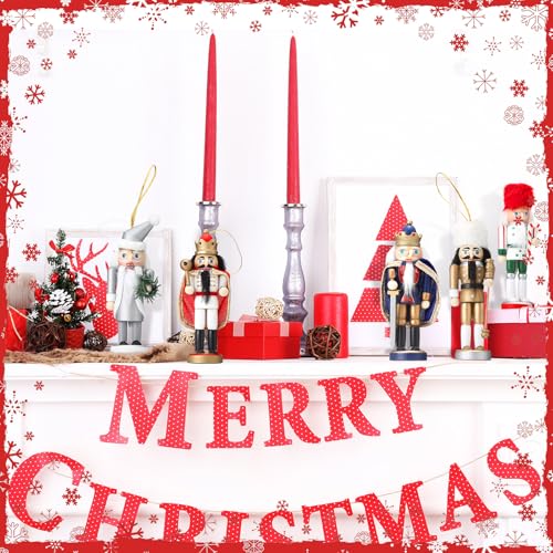 Christmas Nutcracker Ornaments Wooden Hanging Decorations 5 Inch H421