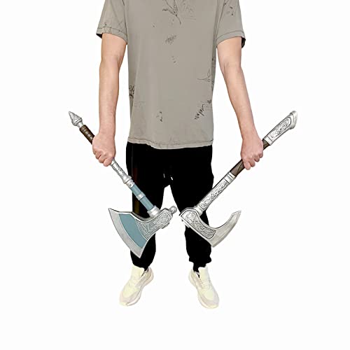 Medieval Viking Foam Axe Set for Cosplay Halloween T2655