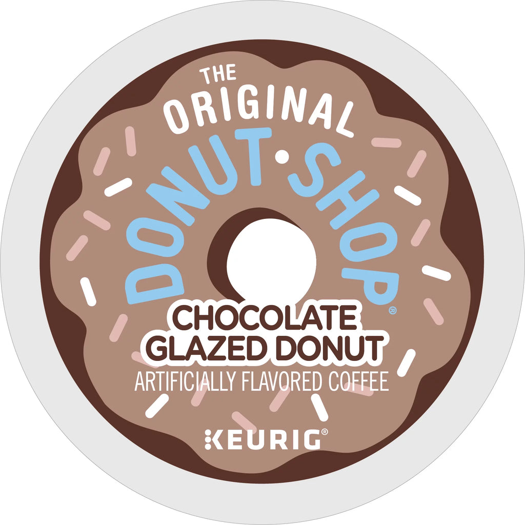 Chocolate Glazed Donut Medium Roast Coffee Pods, 24 Count R1431
