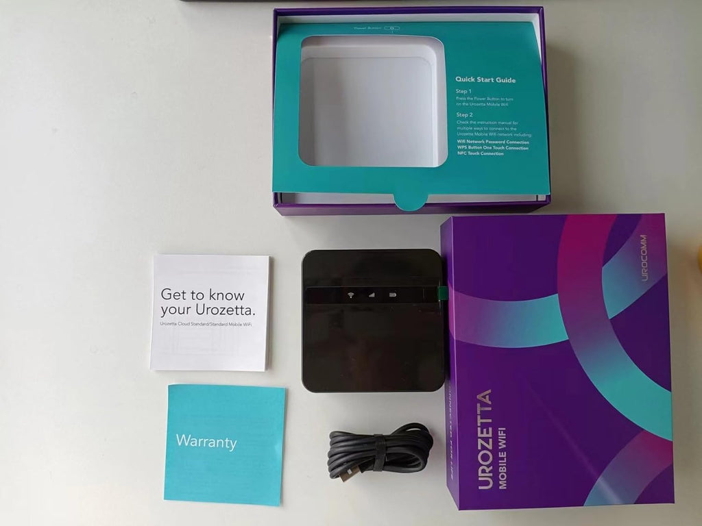 Mobile Hotspot Router Wireless Portable Wi-Fi for Travel, High Speed with 25GB Data, No SIM-Card, 5000mAh U21402