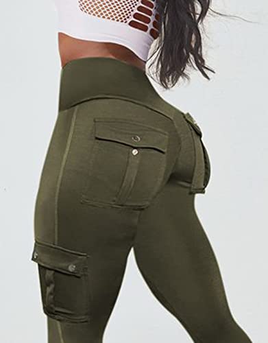 Butt Lifting Leggings with Flap Pockets B9235