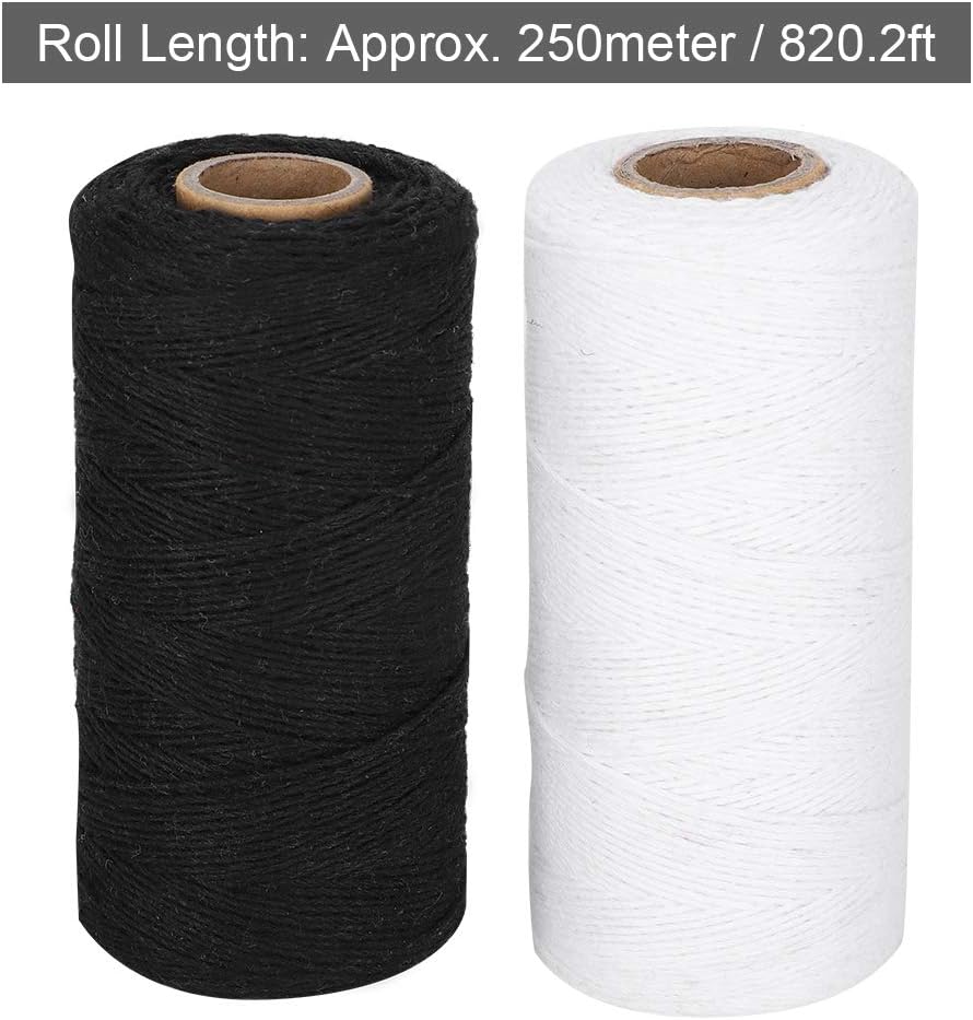 Warp Yarn for Weaving Machine, 1mm Cotton Thread, 250m V618549