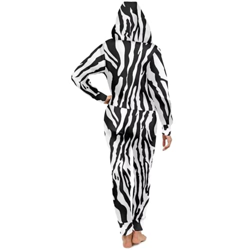 Adult Onesie Hooded One-Piece Pajama Zipper Jumpsuit for Men and Women I930