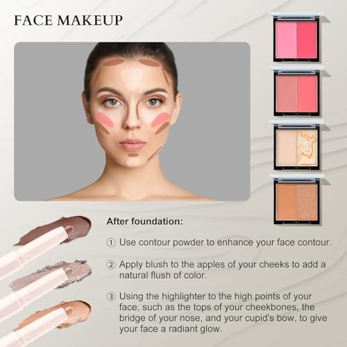 Professional Makeup Set for Teens and Girls with Train Case F23556