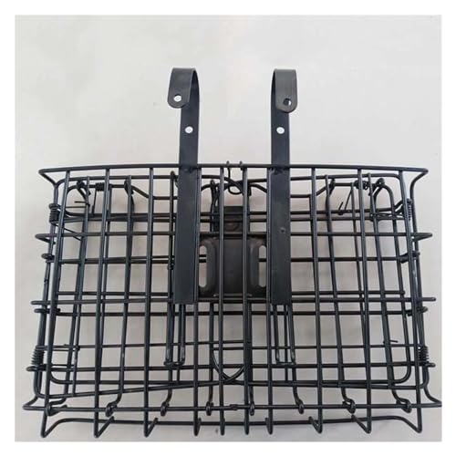 Foldable Metal Bike Basket for Front Rear Storage Q245861