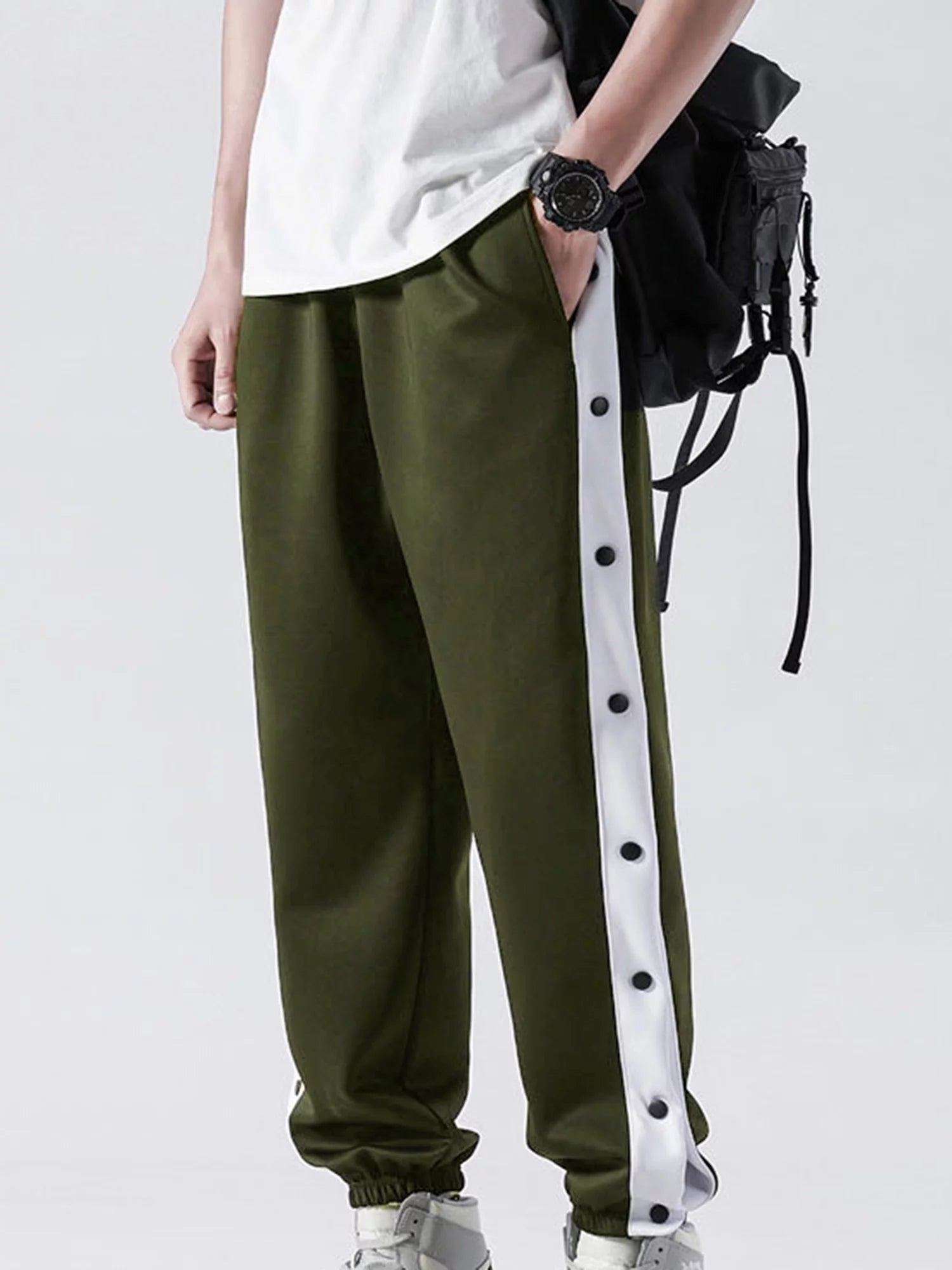Men Tear Away Pants Quick Dry Loose Fit L977607