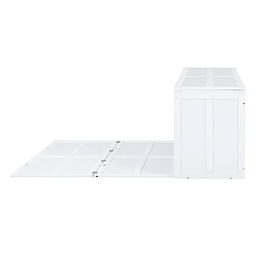 Wall Cabinet Bed with Storage and Bookcase Headboard F651615
