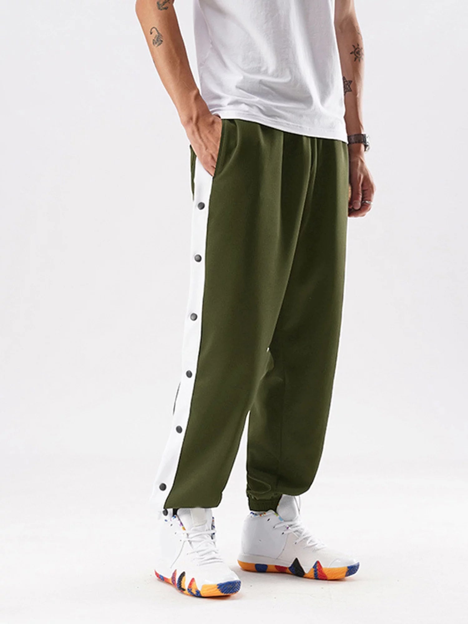 Men Tear Away Pants Quick Dry Loose Fit L977607