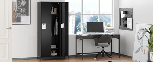 3-Door Blue Steel Storage Locker for Office, School, Gym C68898