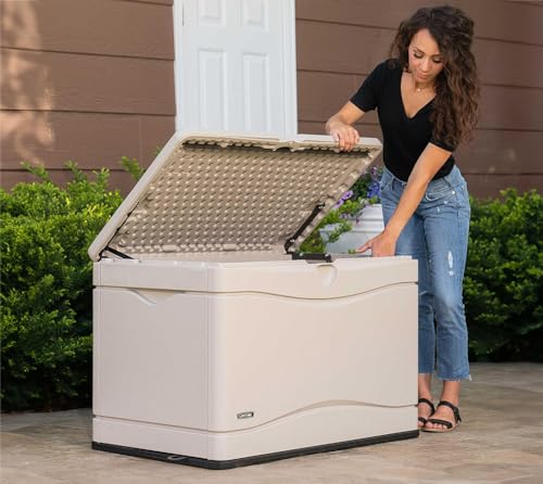 Extra Large Deck Box, 130 Gallon, Desert Sand/Brown V622519