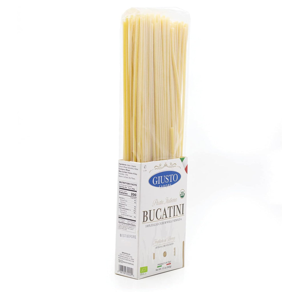Organic Bronze Drawn Bucatini Italian Pasta, 340g G42837