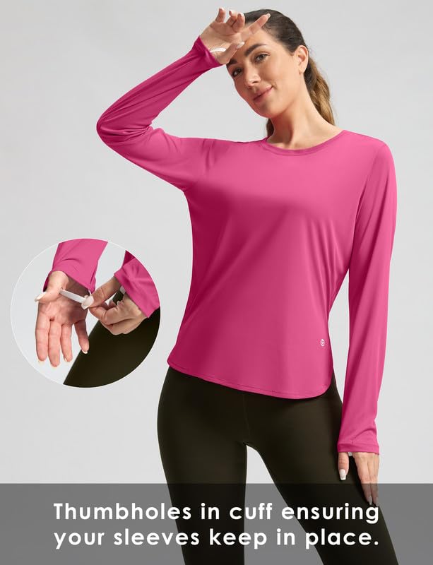 Women's UPF 50+ Long Sleeve Sun Shirt for Hiking K83979