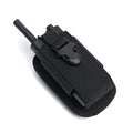 Universal Radio Holster Tactical Radio Holder Elastic Walkie Talkies Pouch Two Ways Radio Nylon Case w/MOLLE Strap Duty Belt Clip for Police Leo Security Firefighter Rescue EMS EMT Military
