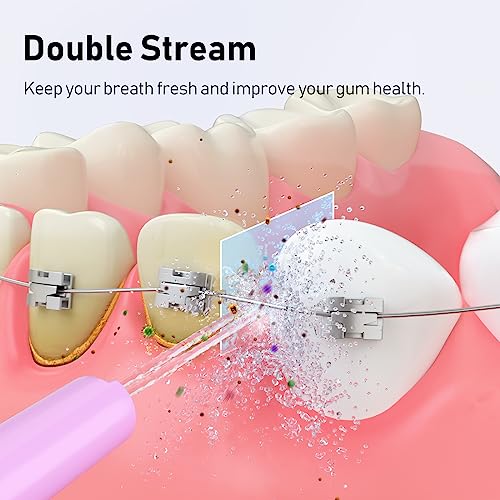 Portable Water Dental Flosser for Kids, 4 Modes, Rechargeable J493088