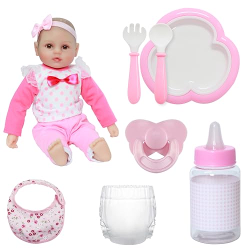 20 Inch Realistic Reborn Baby Doll in Green Outfit with Accessories B700