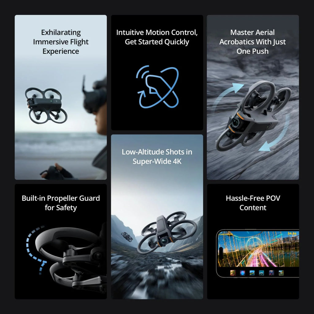 FPV Drone with 4K Camera, Goggles and Motion Controller F81387