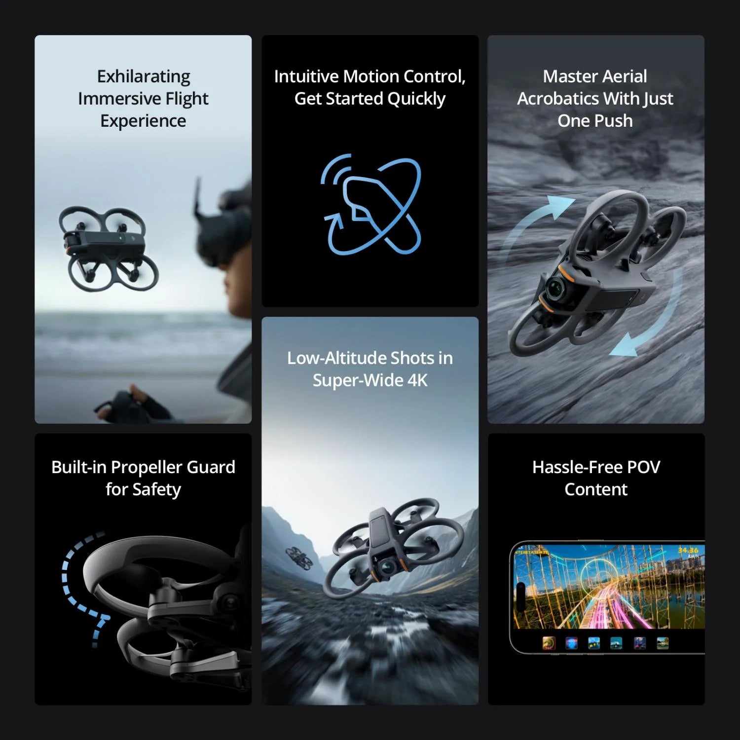 FPV Drone with 4K Camera, Goggles and Motion Controller F81387
