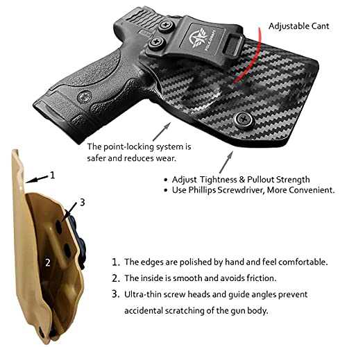 IWB Kydex Holster for 9mm/.40 S&W 3.1" Barrel Pistol P6197
