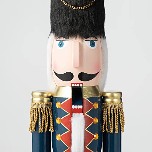 Wooden Nutcracker Decoration 42 Inch Christmas Indoor Outdoor C418758