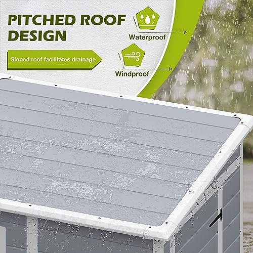 Outdoor Storage Shed 6 x 4 FT with Lockable Door H20319