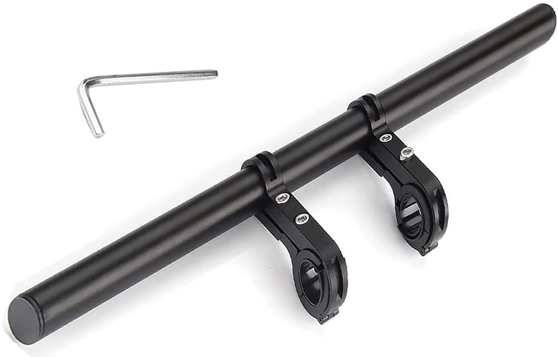 Bike Handlebar Extender, Bicycle Handlebar Extension 11.8"(30 cm)is Suitable for Mountain Bicycles Road Bikes and Install Mobile Phone Bracket, Lamp and CodeMeter