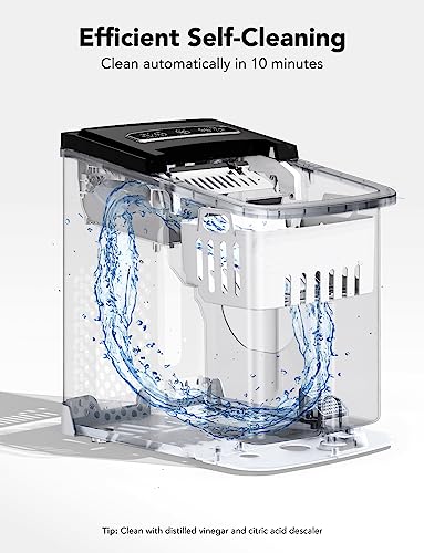 Smart Countertop Ice Maker, Self-Cleaning, 26lbs/24Hrs Y70975
