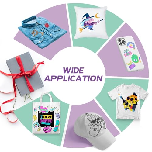 DTF Transfer Film Powder Kit, 20 Sheets for Sublimation Printer, 500g Hot Melt Adhesive Powder E972