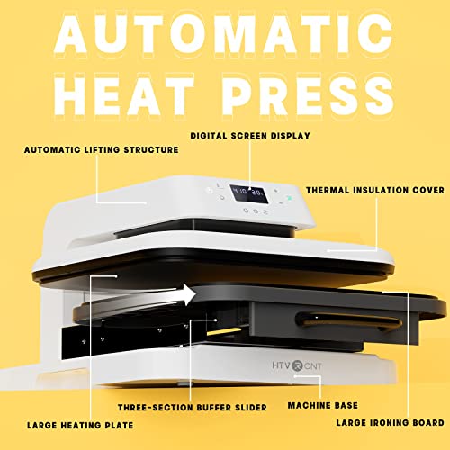 Auto Heat Press Machine for T Shirts 15x15 with Auto Release S5001