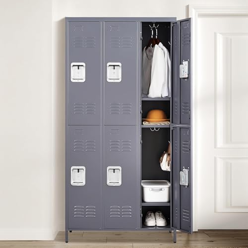 Metal Lockers with Shelves 72" H for Employees C448234