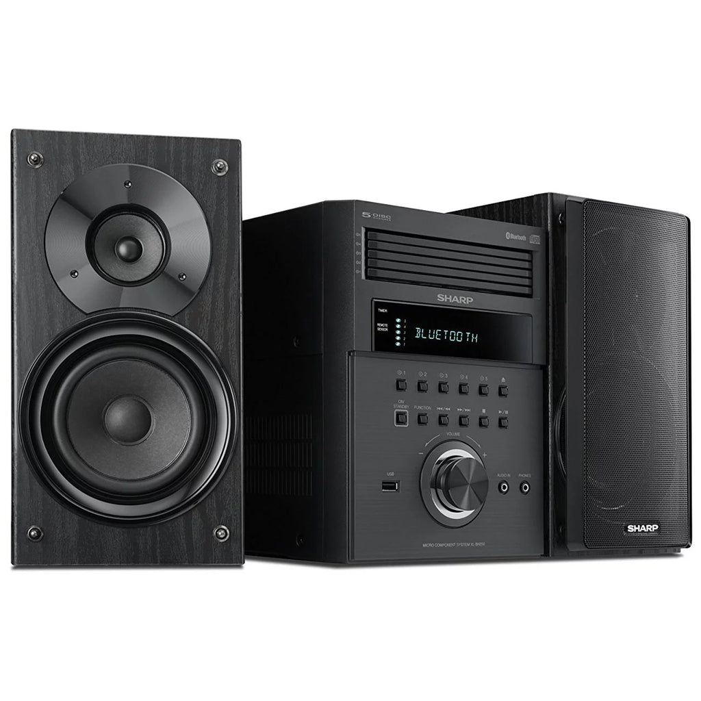 5-Disc Micro Shelf Speaker System with Bluetooth, USB Port, AM/FM E5879