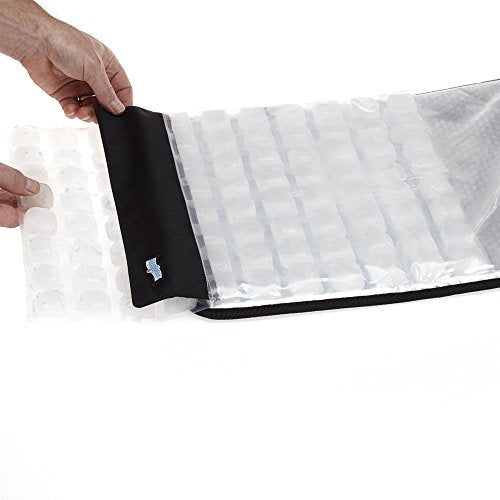 Party Mat Chiller for Cold Serving Food Buffet Cooler (19" x 15", Black, 2 Pack) B789