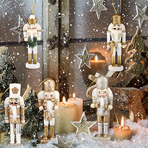 Christmas Nutcracker Ornaments Wooden Hanging Decorations 5 Inch H421