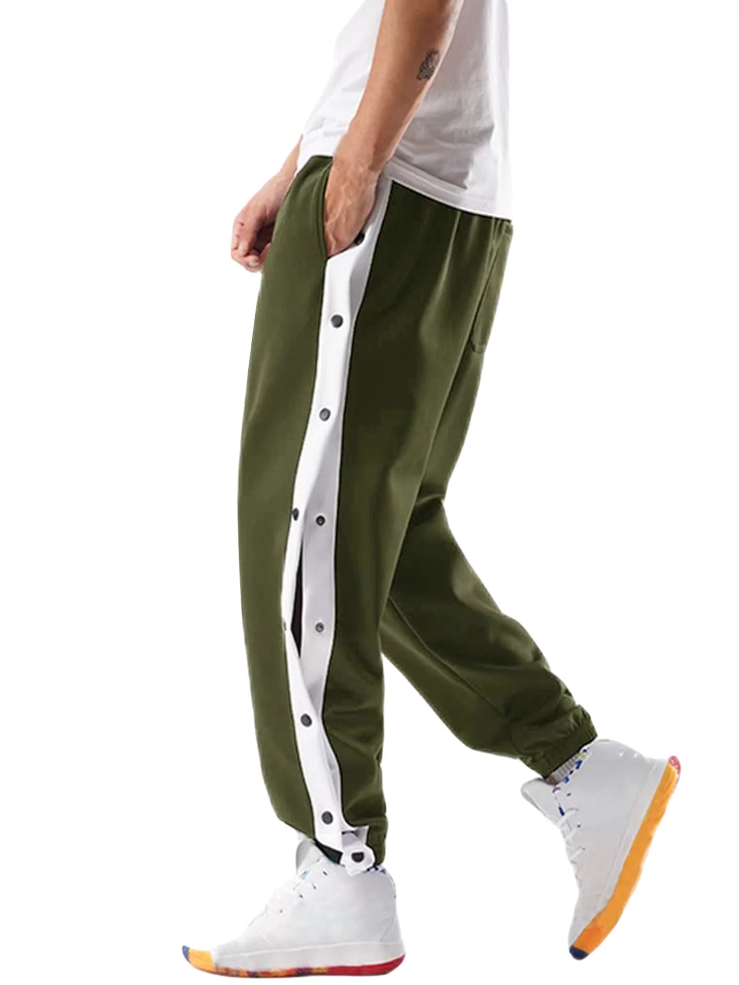 Men Tear Away Pants Quick Dry Loose Fit L977607