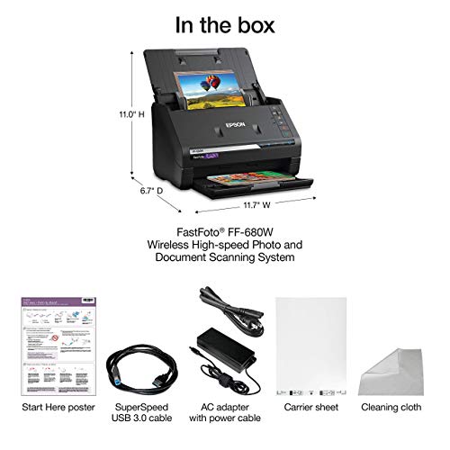 Wireless High-Speed Photo and Document Scanner H99557