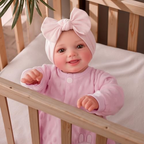 Reborn Baby Doll Sunny - 17 Inch Soft Vinyl Realistic Poseable Doll with Accessories L43468