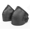 Motorcycle Knee Pads Sleeve Wraps Winter Windproof Waterproof Leather Thermal Fleece Lining Knee Brace Warmer Kneepad Adjustable Knee Shin Protective Guards for Motorcycle Bicycle Cycling