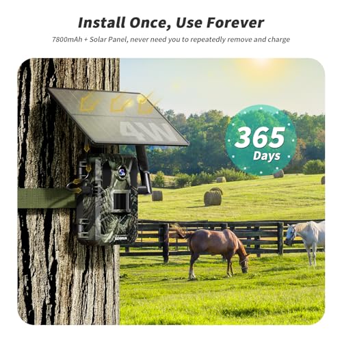 4G LTE Cellular Trail Camera with Live Streaming and Motion Activation J5433
