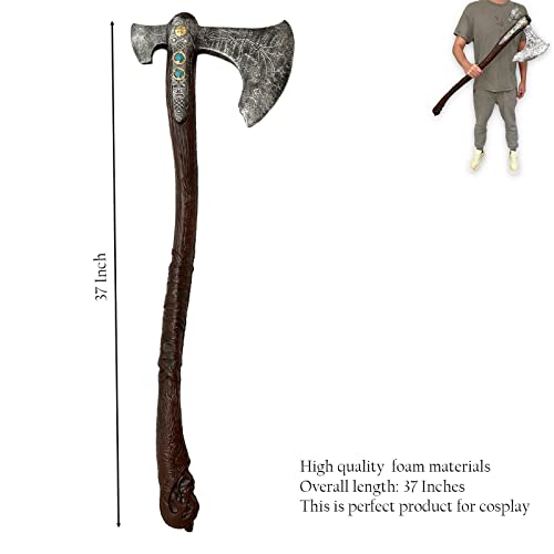 Fantasy God Viking Foam War Axe for Cosplay Costume Prop I7048
