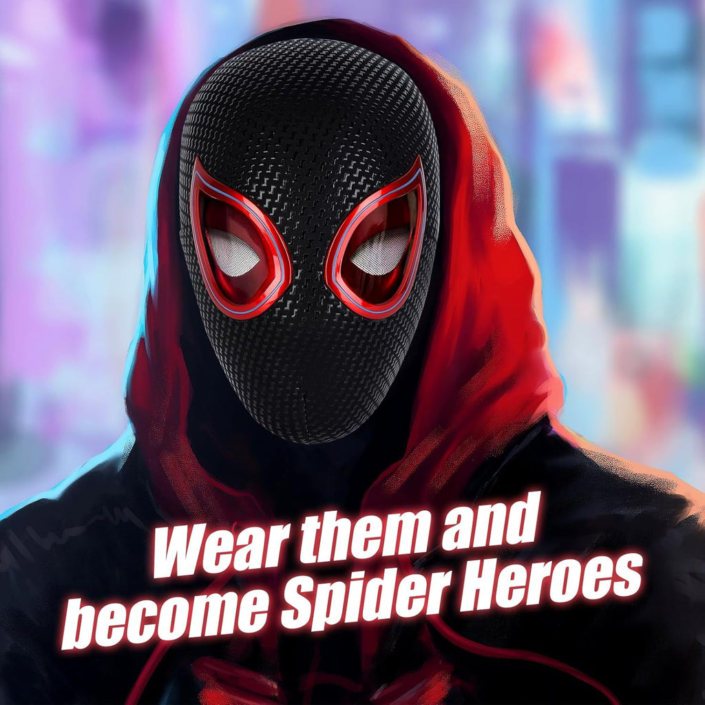 Spider Hero Mask Toy with Moving Eyes Remote Control I718488