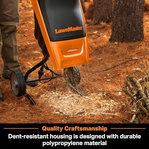 Electric Wood Chipper Shredder 15-Amp 1.5-Inch Cutting Diameter T76827