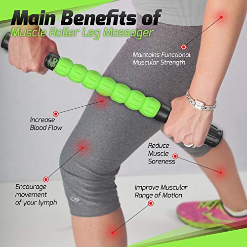Muscle Roller Stick for Deep Tissue Massage, Self Massage Tool Q8057