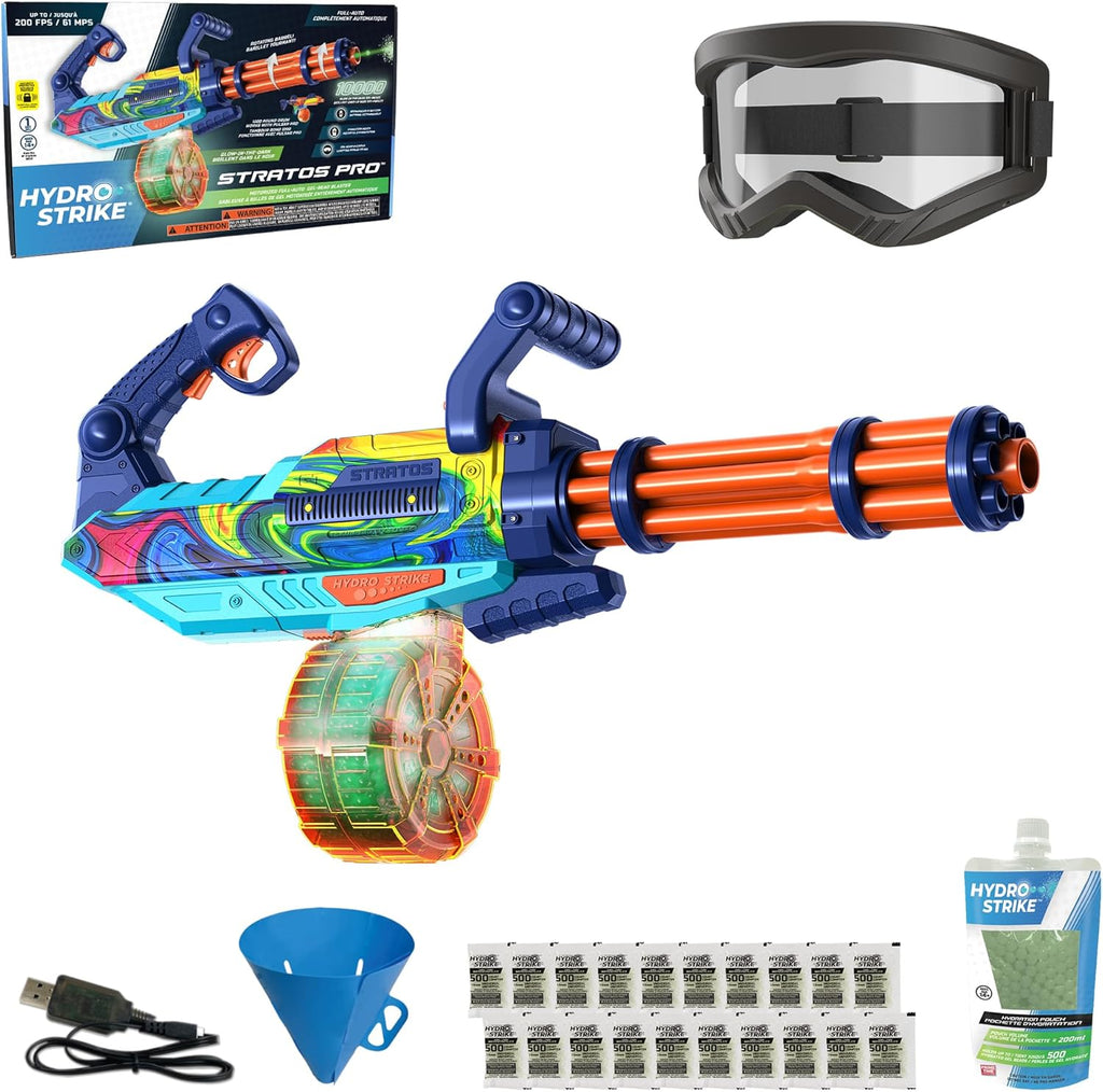 Stratos Pro Battery Gel Bead Blaster with Rotating Barrel 10000 Water Beads