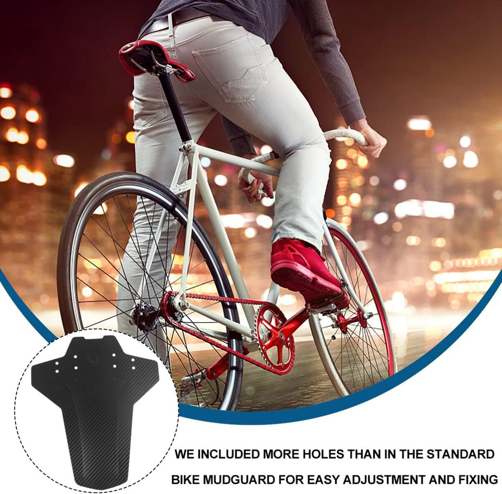 3D Carbon Fiber Universal Mud Flaps for Bike Motorcycle F961609