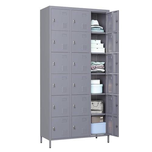Steel Lockers for Employees, Lockable Storage Cabinet with Assembly X270