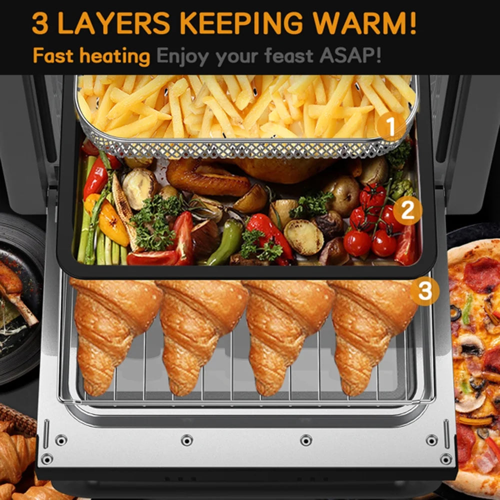 Air Fryer Toaster Oven 20Qt Convection Oven for Heating, Grilling, Baking T72710