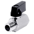 Beduan Brass Mini Ball Valve NPT Female x Male Shut-Off Valve