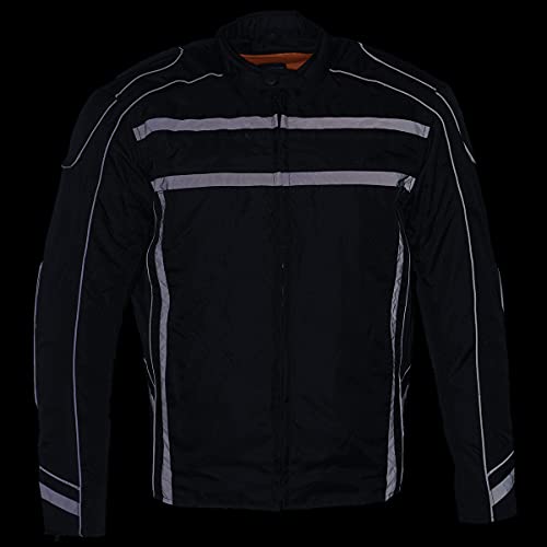 Men's Armored Textile Motorcycle Jacket O971835