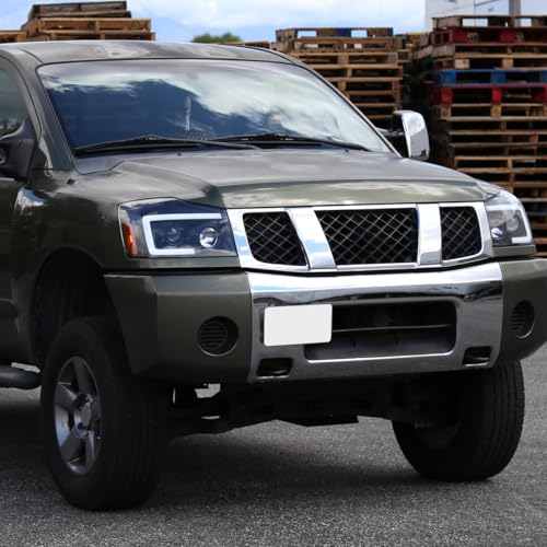 Projector Headlights with LED Sequential Turn Signals for Nissan Armada Titan F85769