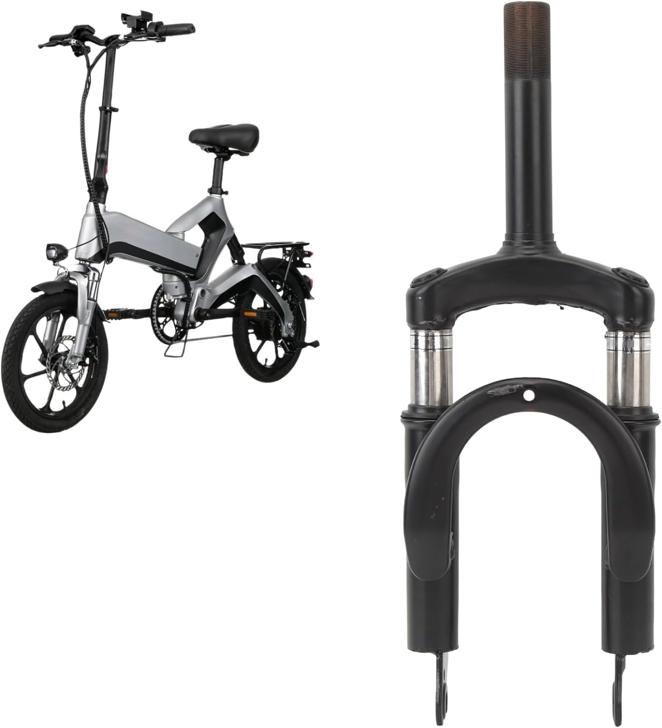 Front Fork Hydraulic Shock Absorber for Electric Scooter, 14 Inch J135